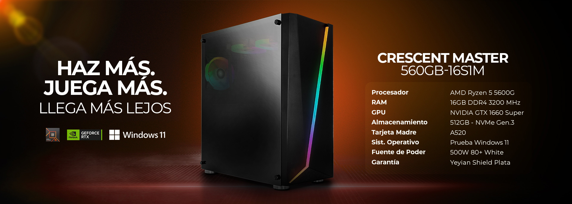 Yeyian Gaming PC Tanto 44F0B-4701U