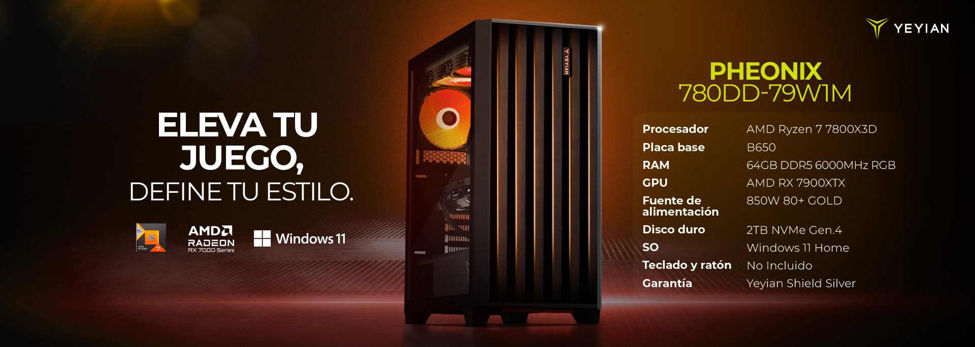 Yeyian Gaming PC YPI-PM49KFC-4901M