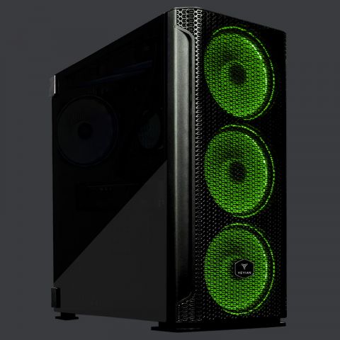 Yeyian Computadora Gamer Hollow 560XC-5701M - AMD Ryzen 5 5600X - 32GB DDR4 - RTX 5070 - Modelo: YPA-HB560XC-5701M
