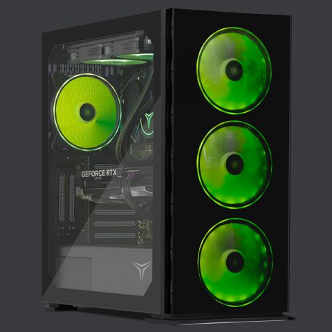 Yeyian Computadora Gamer Yari II 990XD-5801M - Ryzen 9 9900X - 64GB DDR5 - RTX 5080 - Modelo: YPA-YA990XD-5801M
