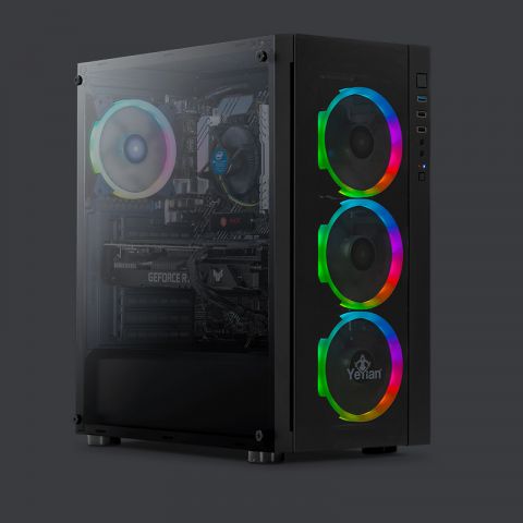 Yeyian Katana X12 Gaming PC, Core i5 - 11400F, GeForce RTX 3060 - SKU: YPB-KAT-X12