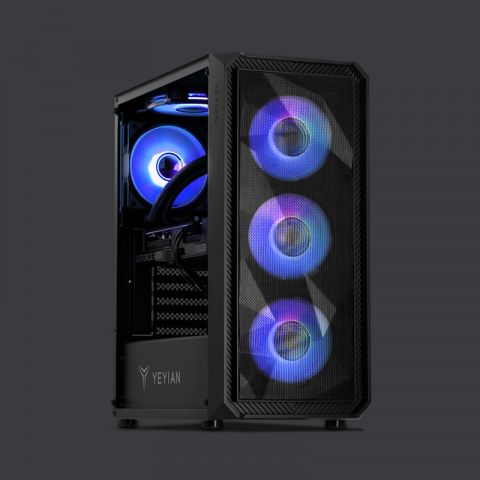 Yeyian Gaming PC Tanto 27F0C-4601M - Core i7 12700F - RTX 4060 - 32GB DDR4 - SKU: YPI-TA27F0C-4601M