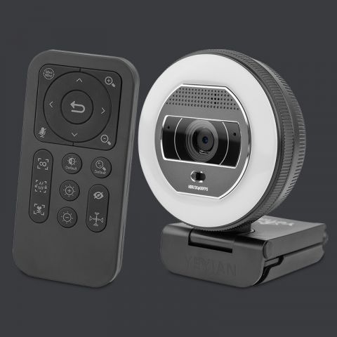 Yeyian Cámara para Streaming con Iluminación y Control Remoto FlexCam - Modelo: YPW-QHDAF-M1