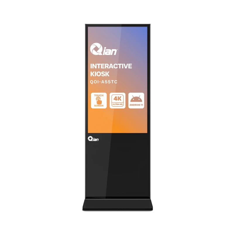 QOI-A55TC-02 Tótem interactivo táctil de 55&quot | 4K Ultra HD - Android 14