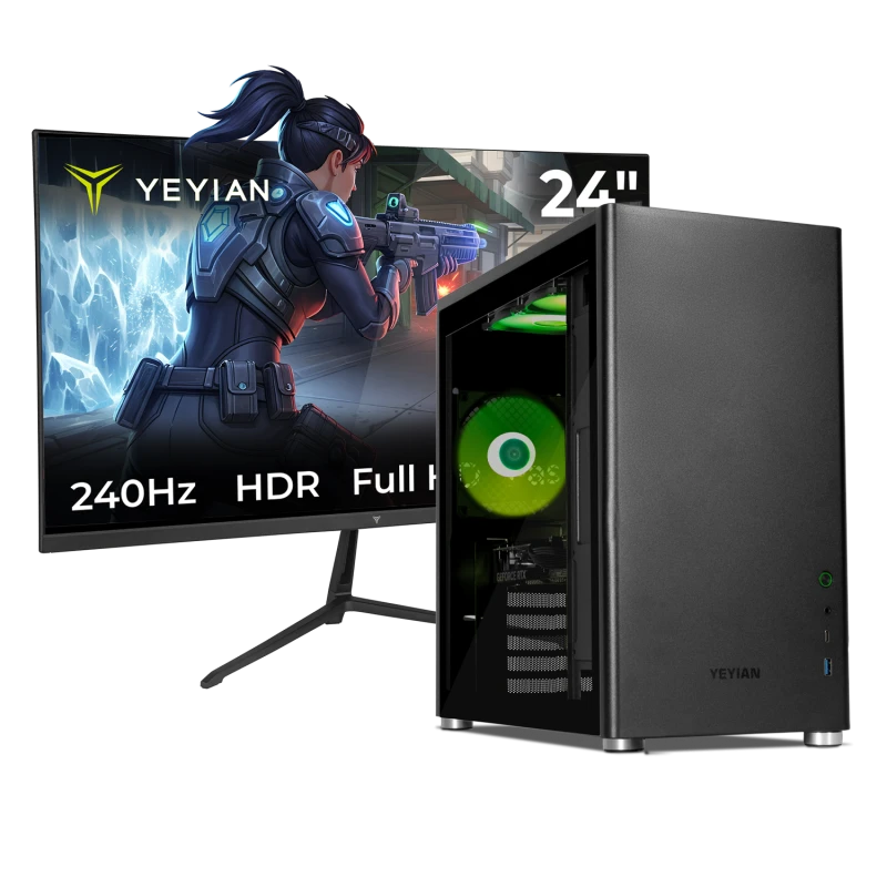 PC Gamer Hussar con Monitor Elysium 24 incluido